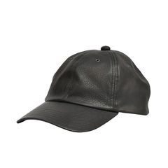 × ISAMU KATAYAMA BACKLASH｜B.B CAP （BLACK）｜ファニチャーレザー ベースボールキャップ｜HW-H14-786
