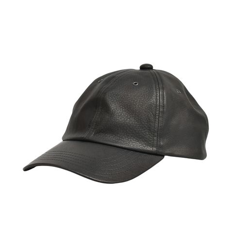× ISAMU KATAYAMA BACKLASH｜B.B CAP （BLACK）｜ファニチャーレザー ベースボールキャップ｜HW-H14-786