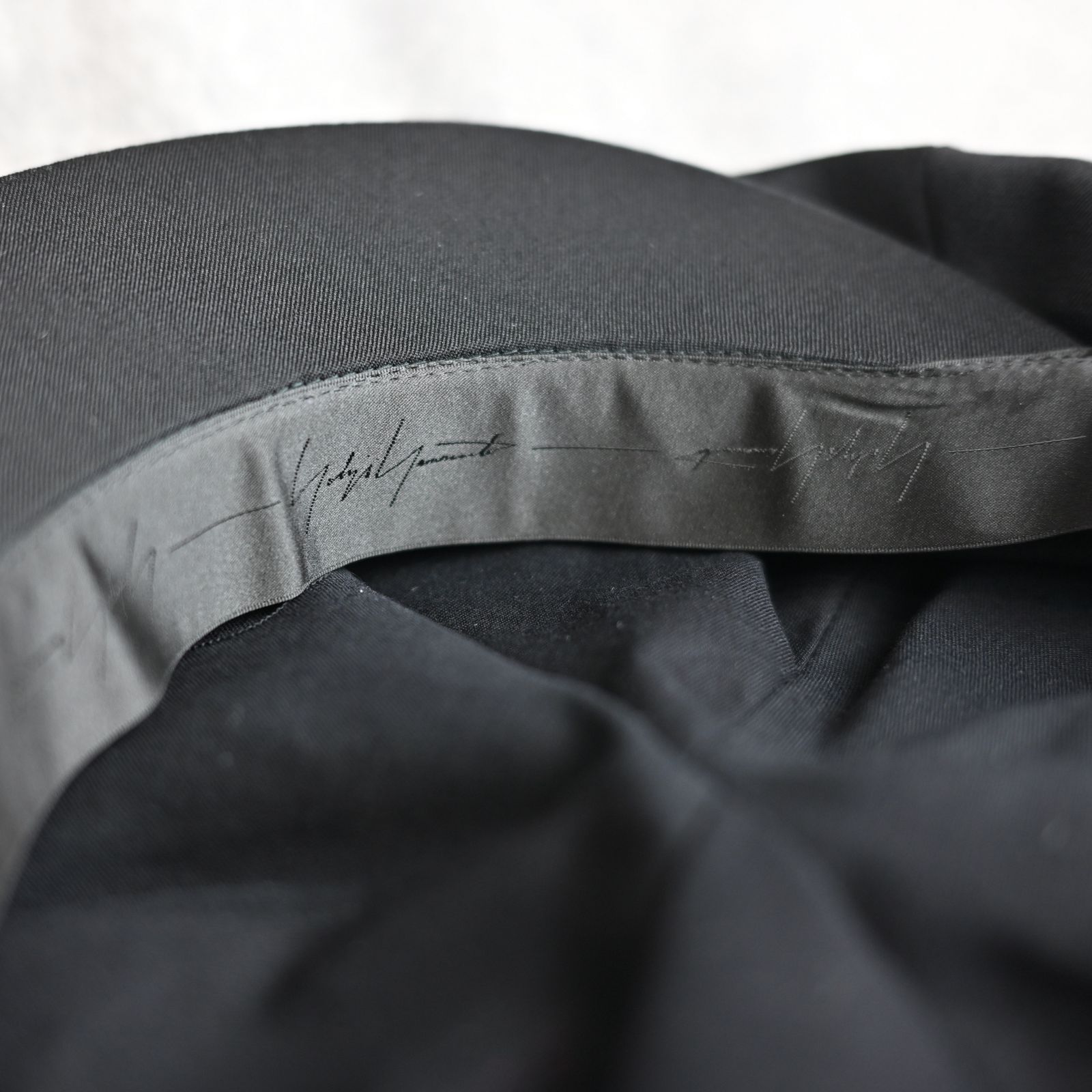 WOOL GABARDINE CASQUETTE （BLACK） / キャスケット （ブラック） HP-H06-100-2-03