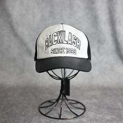 Furniture Leather メッシュキャップ （BLK×WHT / ブラック×ホワイト）  892-02