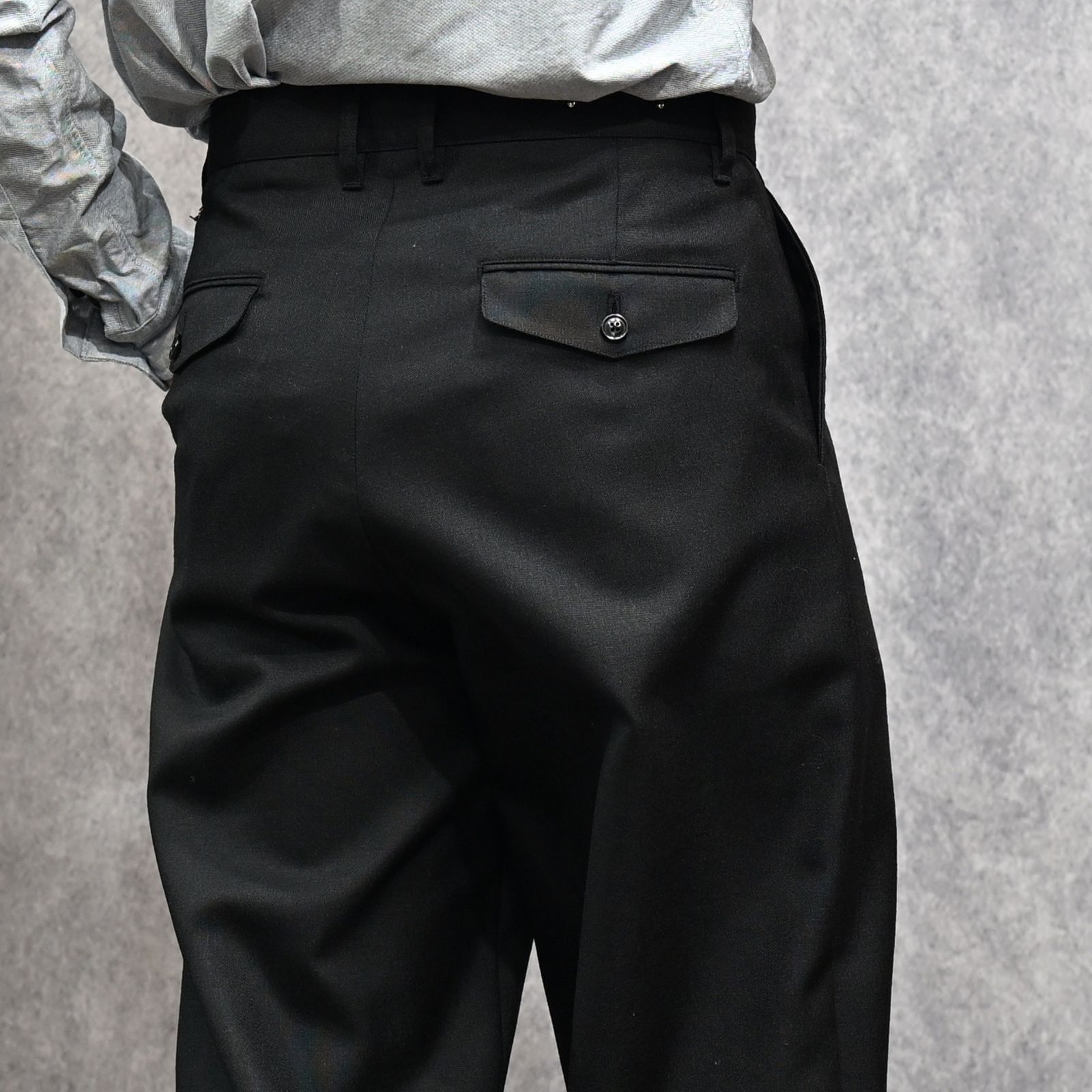 Scotch Cheviot Work TRS （BLK）｜スコッチチェビオット クラシックトラウザー｜2603-7003
