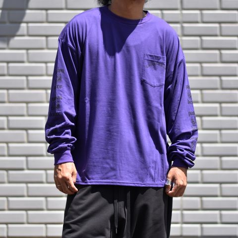 COTTON L/S T-SHIRT '2FACE (PPL)