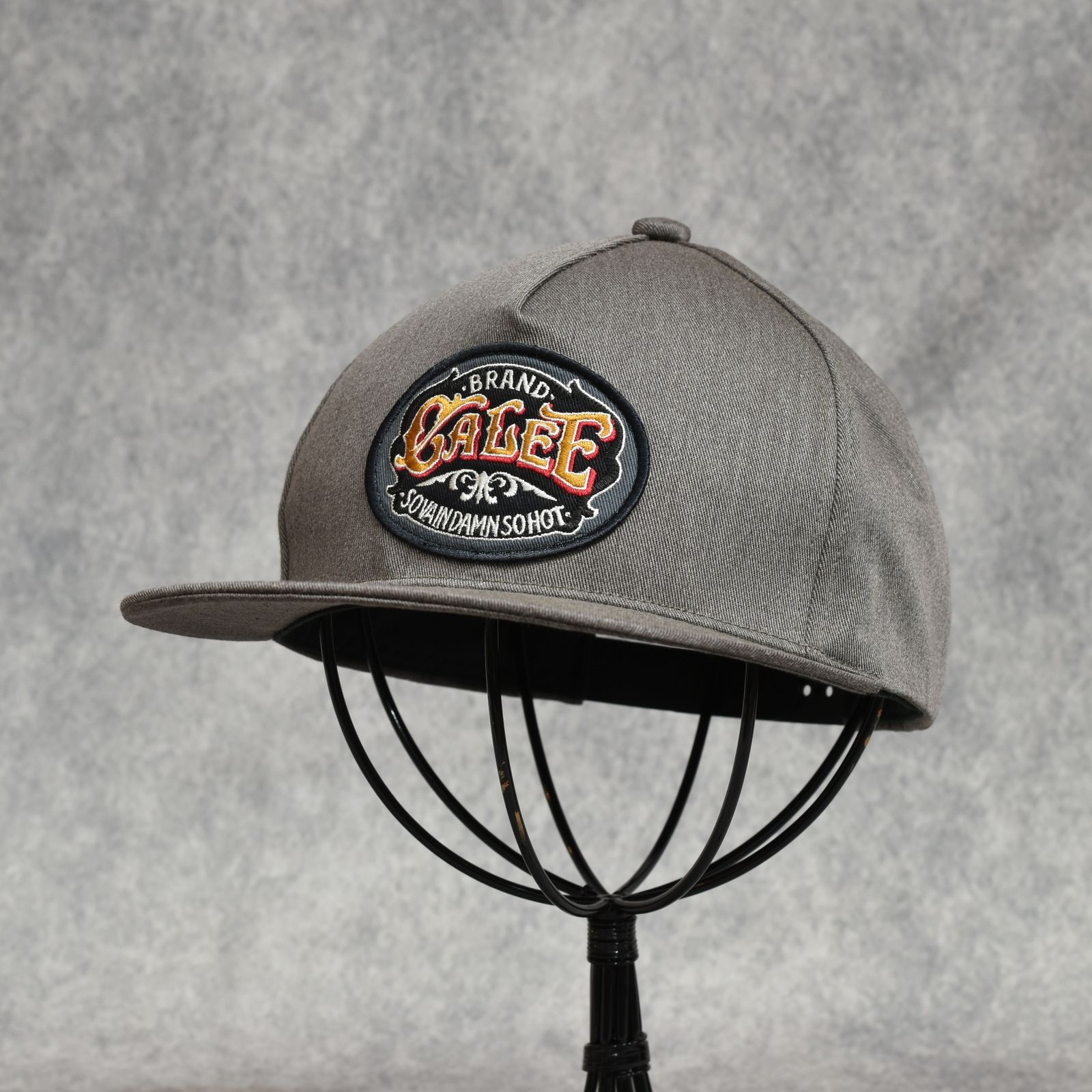 SIGNBOARD WAPPEN CAP ＜NATURALLY PAINT DESIGN＞ (HEATHER BROWN)｜ワッペン キャップ｜CL-26AWNT003