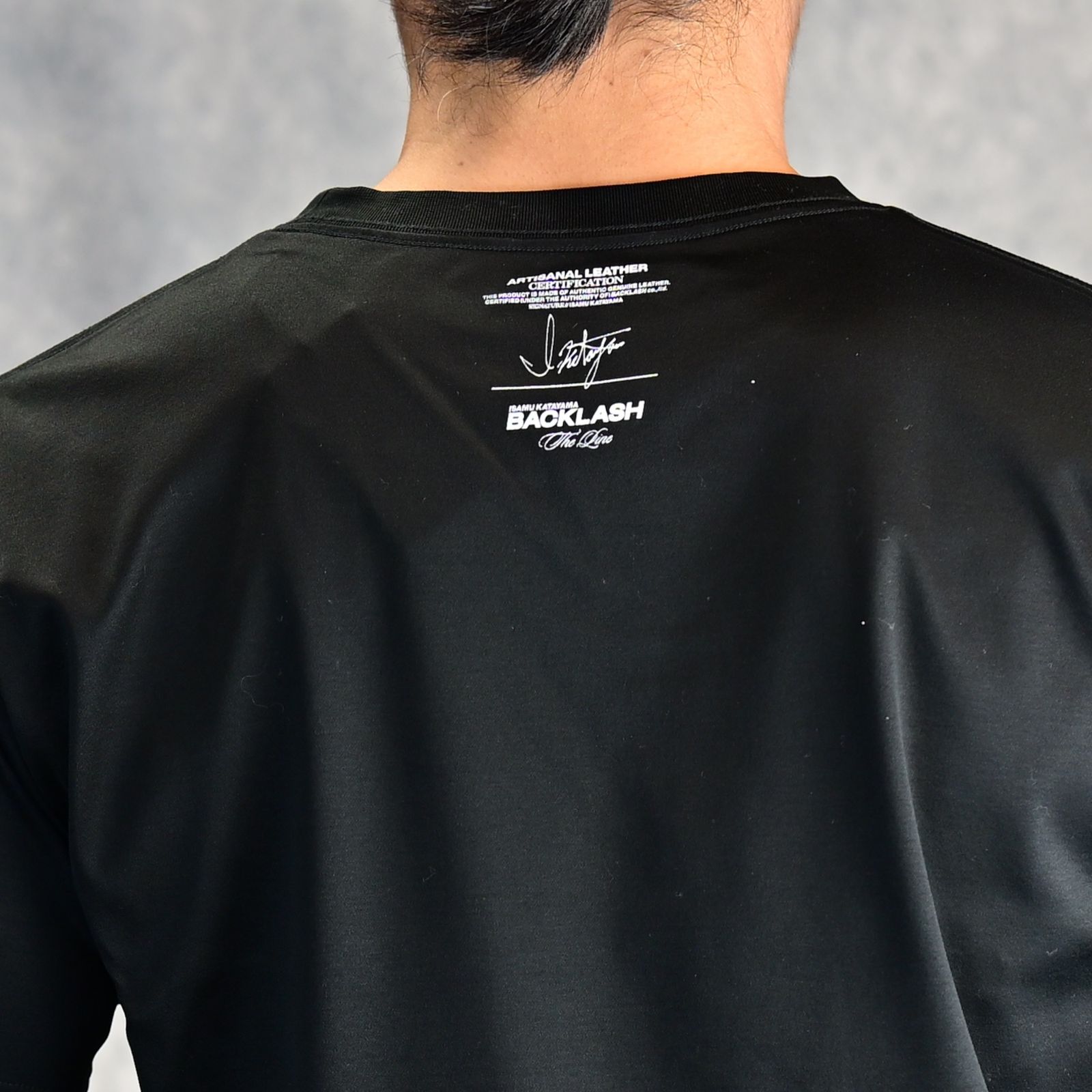 THE LINE スーピマコットン Tシャツ （BLACK） T-268