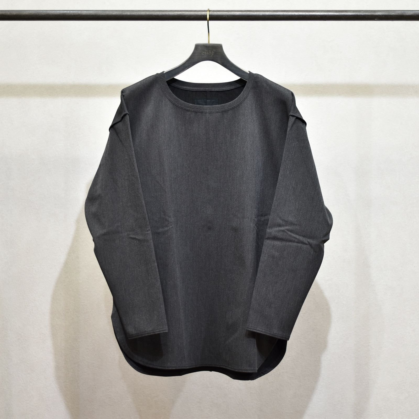ポリエステルレーヨンアクリル ストレッチ カットソー （GRAY）