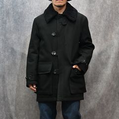 Mouton Collar Duck Military Haif CT （BLK）｜ムートンカラー ミリタリーハーフコート｜2511-9004