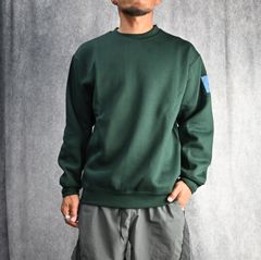 CREWNECK SWEARTSHIRT （D.KHAKI） / スクルーネック スウェット （ダークカーキ）
