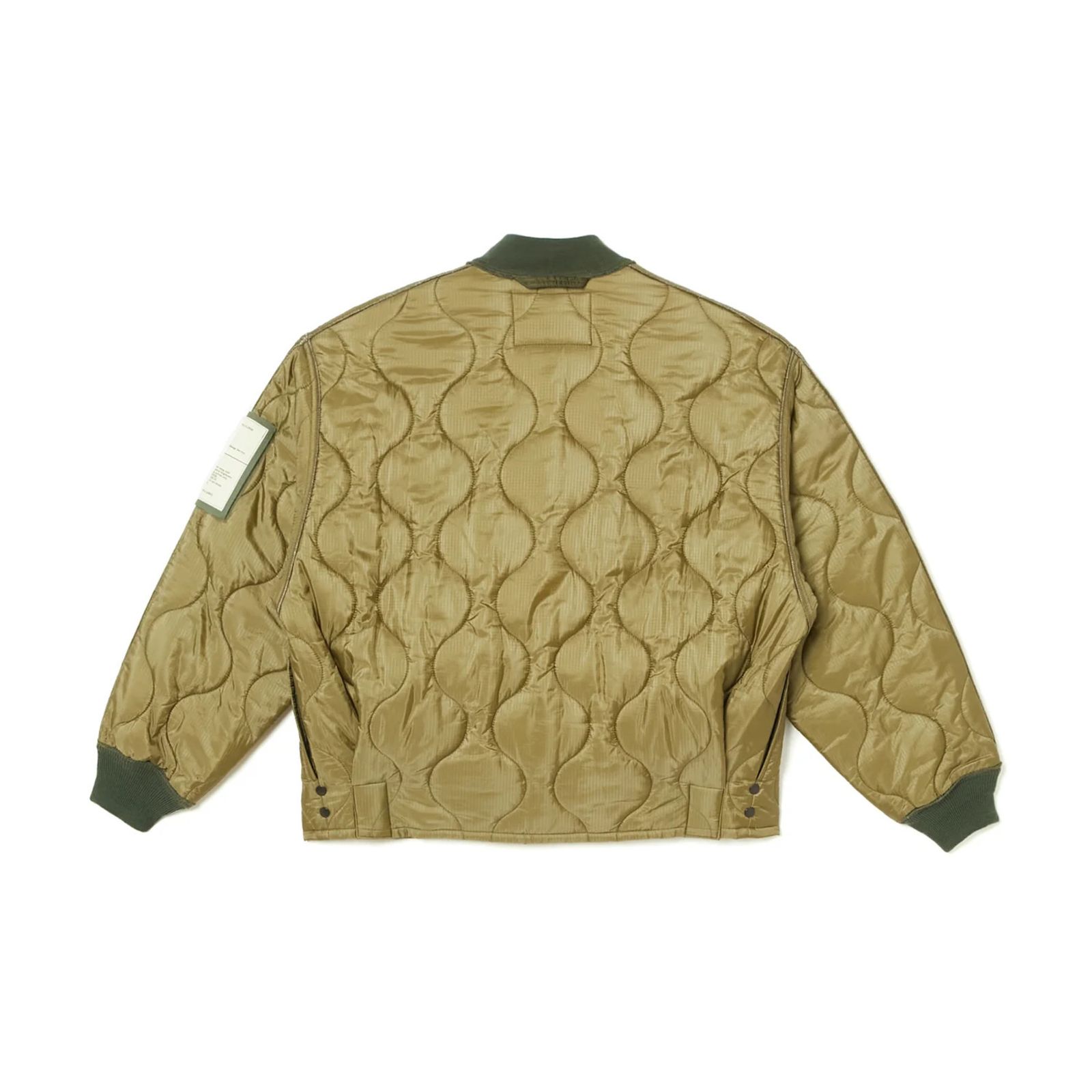 QUILTED JACKET （KHAKI / カーキ） ミリタリーブルゾン｜9262-BL01-003
