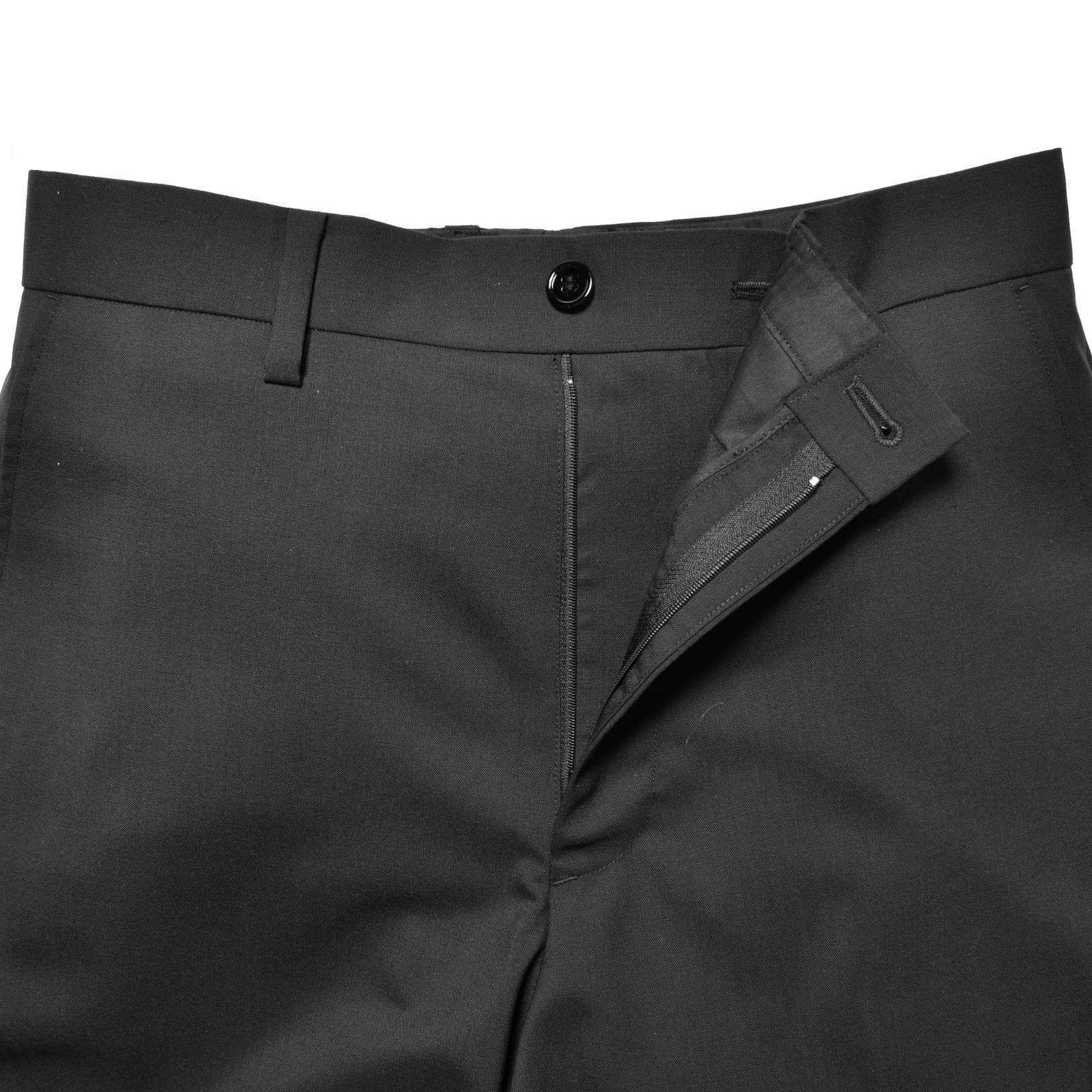 Wool Tropical Wide TRS (BLK)  /  トロピカル ウール ワイドスラックス （ブラック） 2503-7002