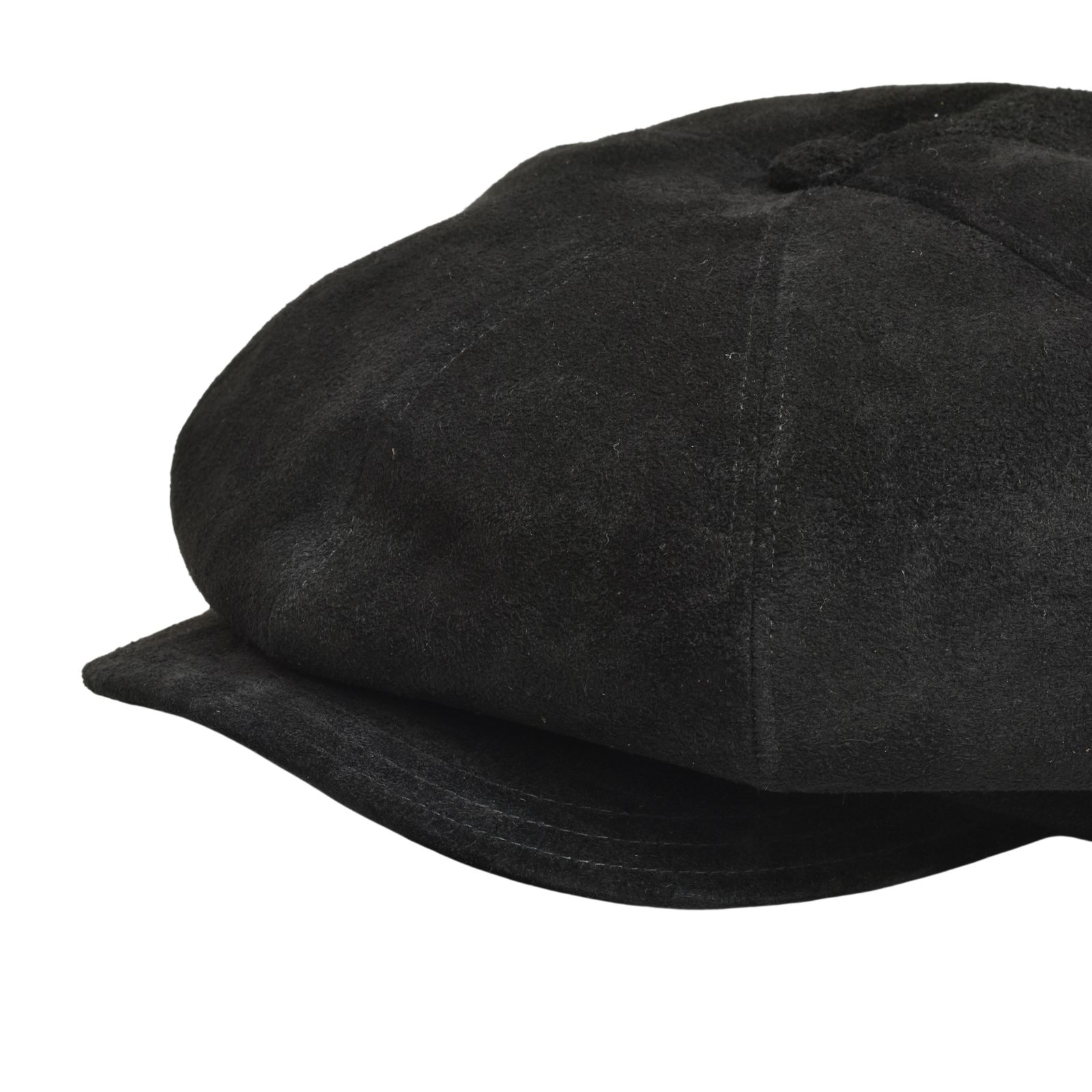 × The Letters Horsehide Suede Casquette "LETTERBOY" (BLACK)｜× レターズ ホースハイド スエード キャスケット｜Z01005