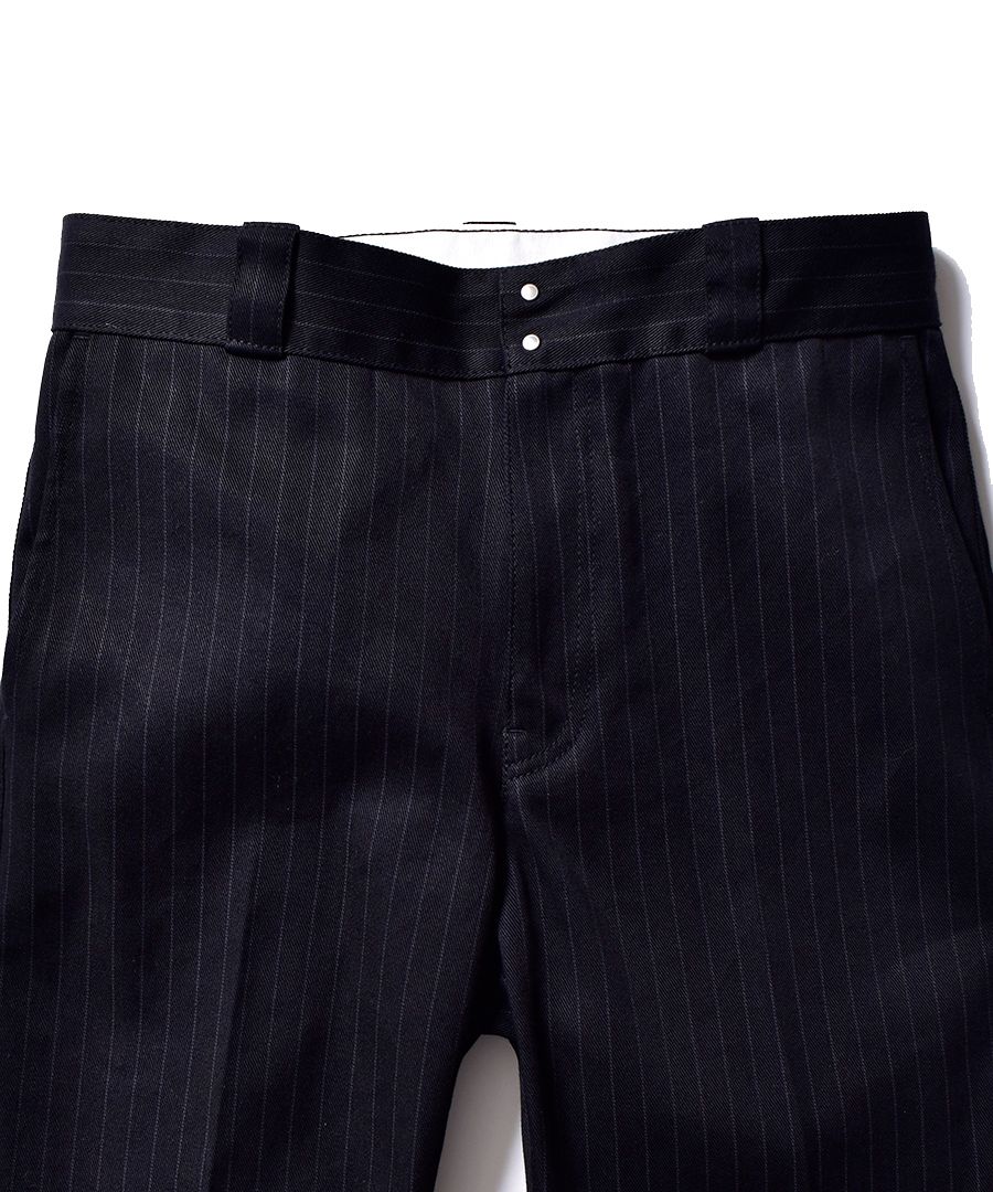 Discharge Stripe Wide Denim Baker PS