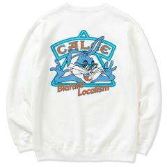B.L Bunny crew neck sweat (White) / ラビット クルーネックスウェット