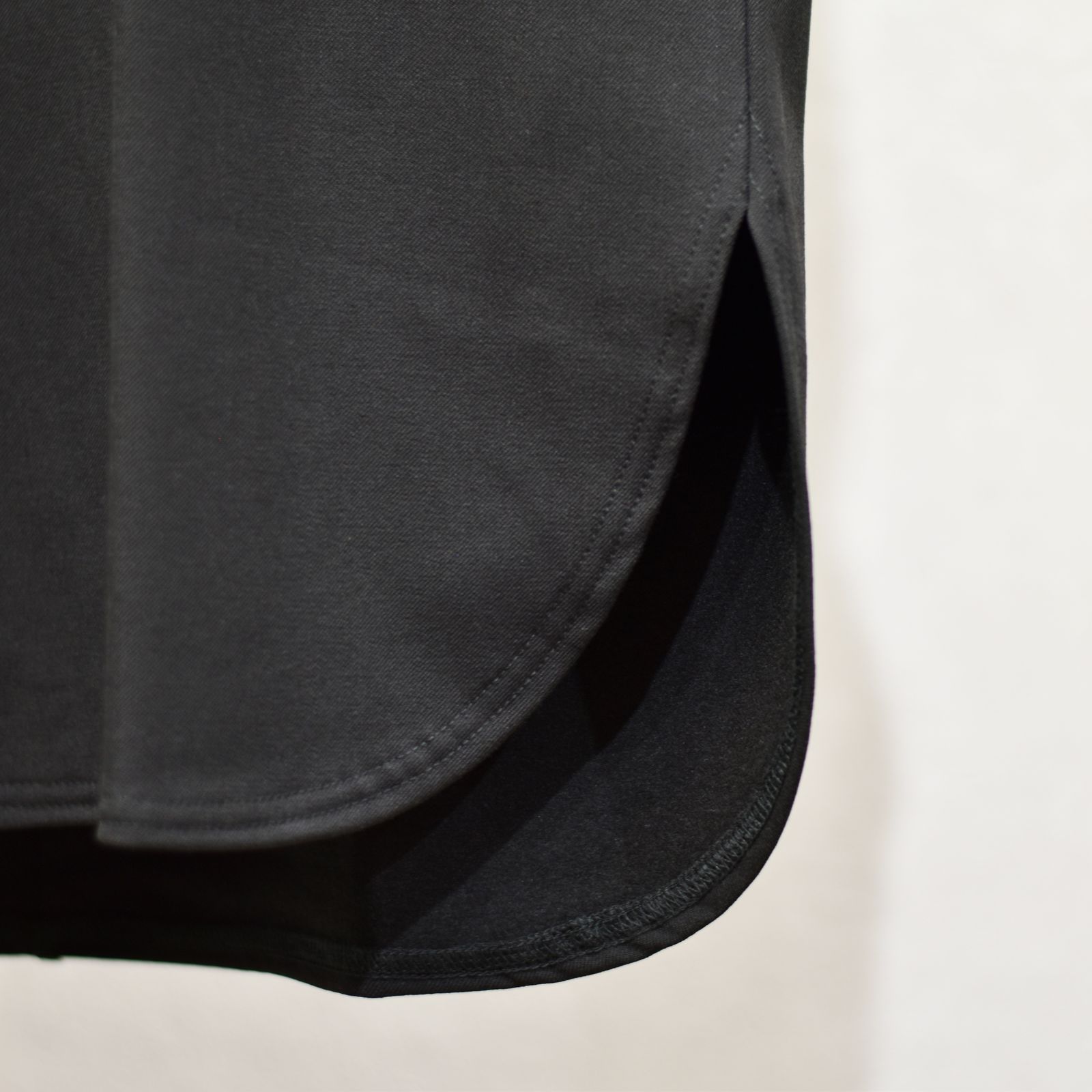ポリエステルレーヨンアクリル ストレッチ カットソー （BLACK）