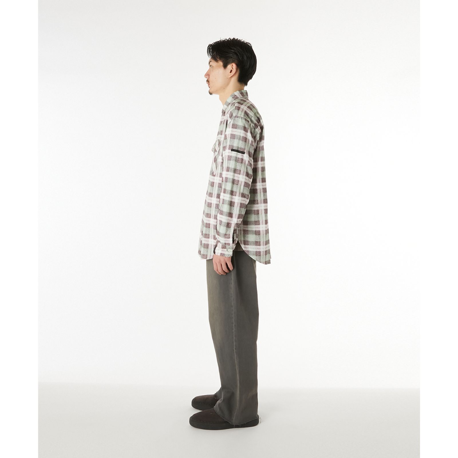 × BIG MAC SHIRT （GRN CHECK）｜× ビッグマック チェックシャツ｜2252-SH60-025