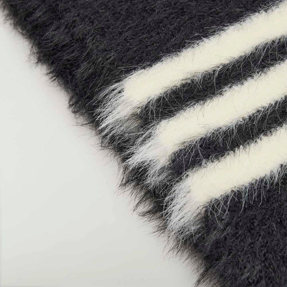 Y-3 STRIPES SCARF （BLACK） / ニット スカーフ マフラー （ブラック）｜KS8164