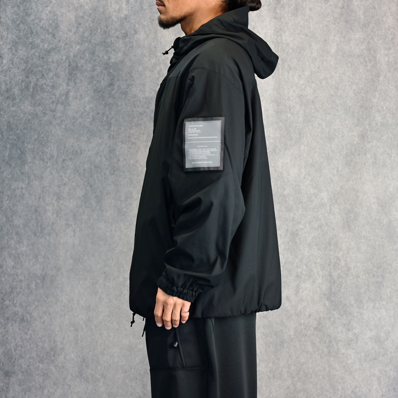 EXCHANGE HOODIE BLOUSON （BLACK） エクスチェンジ フーディーブルゾン （ブラック） 9251-BL02-001