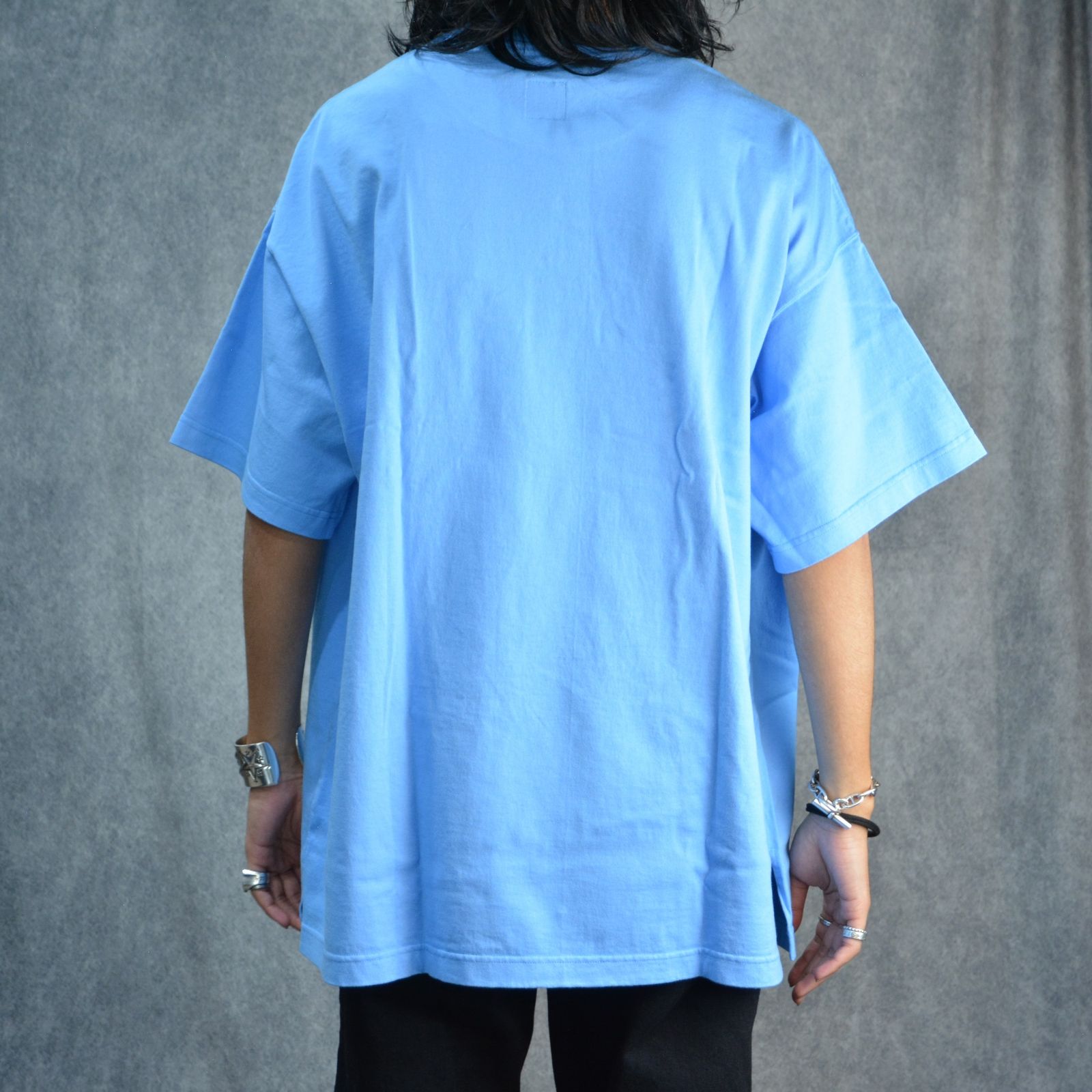 7 BARS TEE （LIGHT BLUE） / ブラック・フラッグ Tシャツ （ライトブルー）