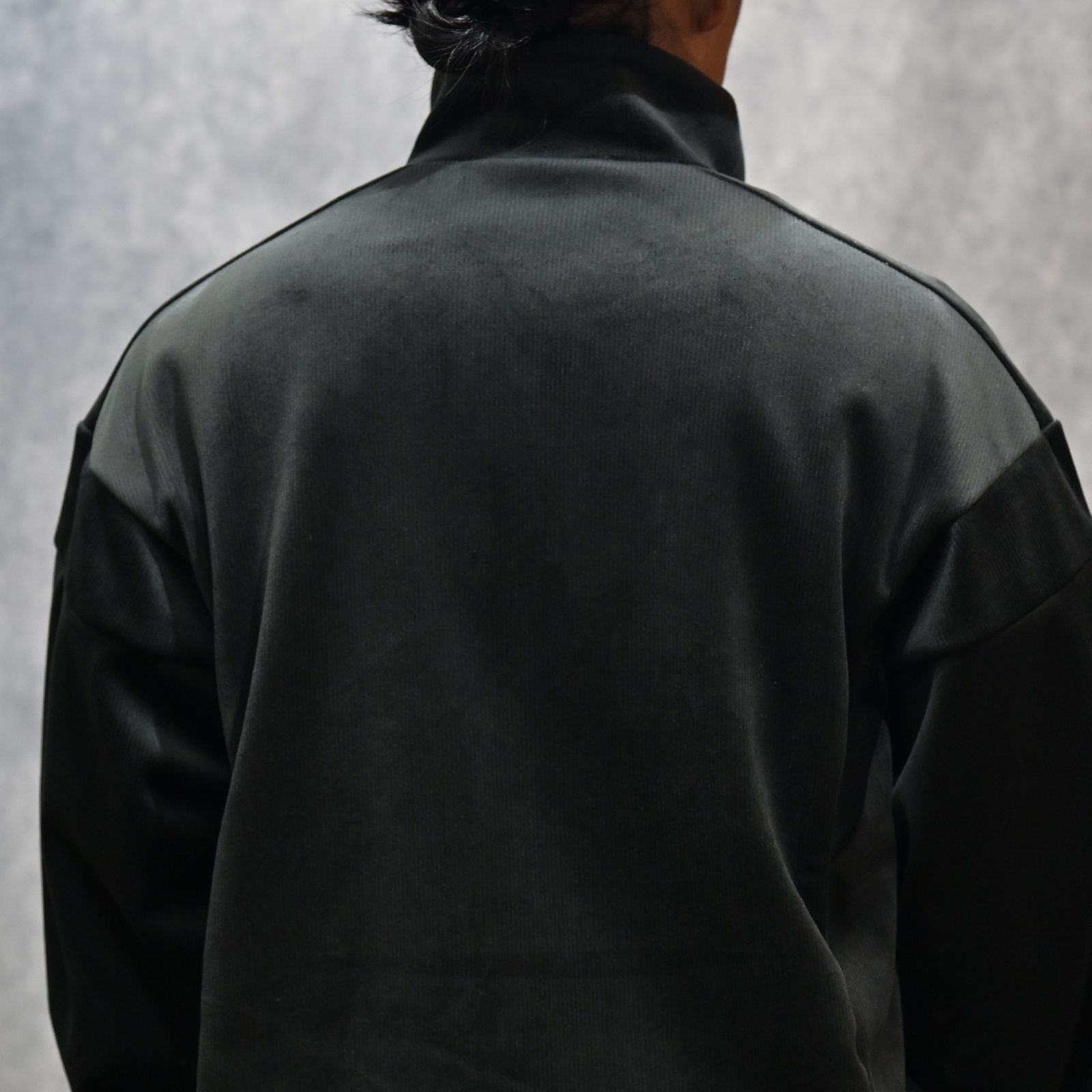 TRACK JACKET （BLACK）｜コーデュロイ トラックジャケット｜2252-BL08-008