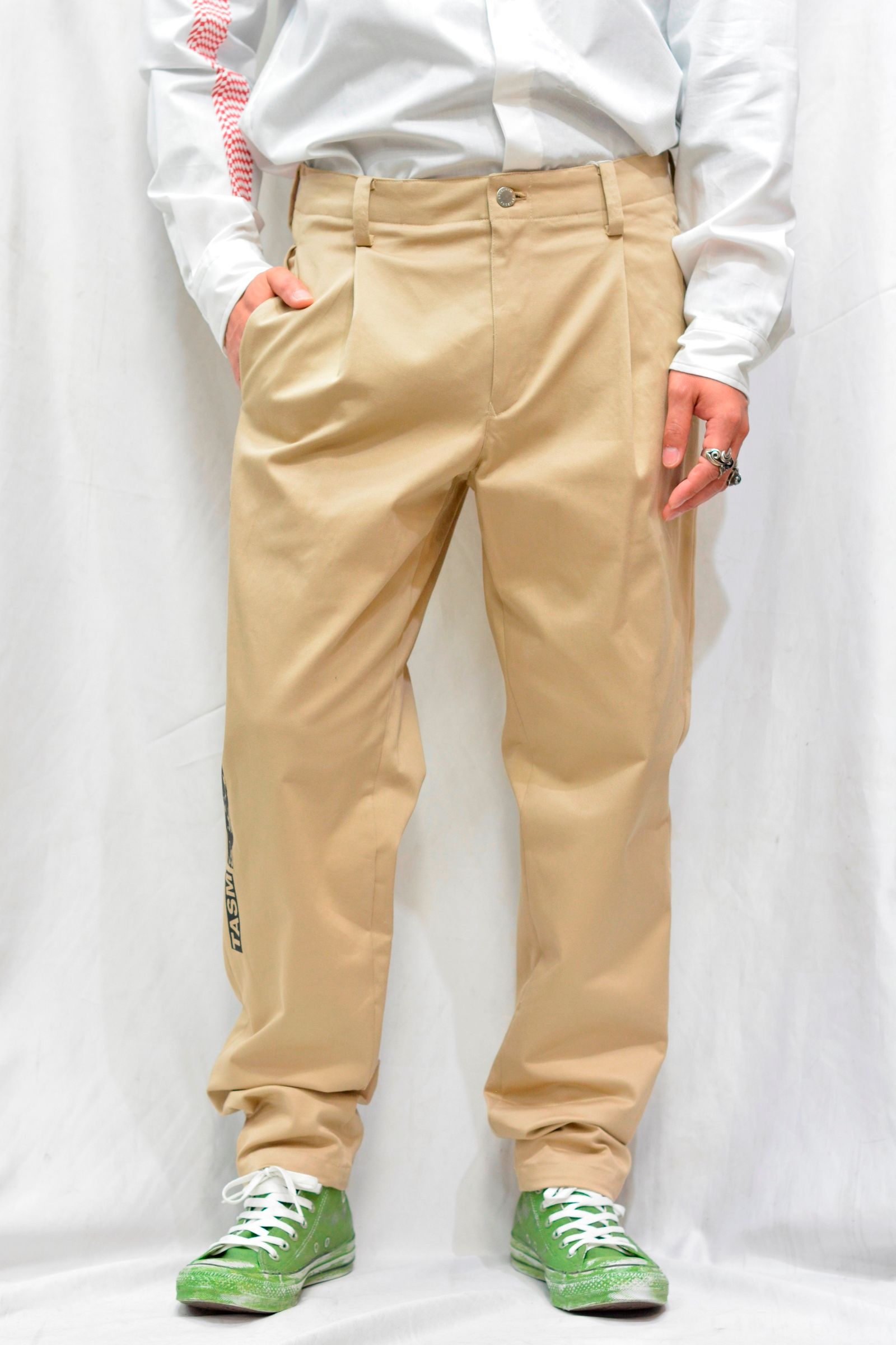 FACETASM - ”BARCODE PRINT CHINO PANTS | chord online store