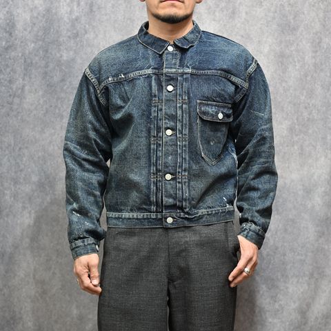 #001 T-BACK DENIM JACKET （INDIGO） / デニムジャケット ファースト （インディゴ） 2026SSJK-YY-0001