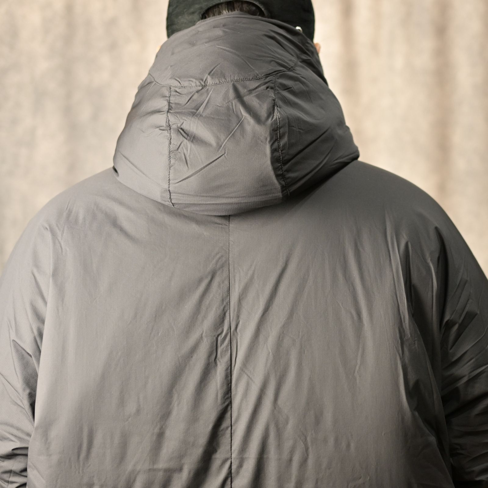 HOODIE COAT (BLACK) -  フーディー コート （ブラック） 9242-CO01-001