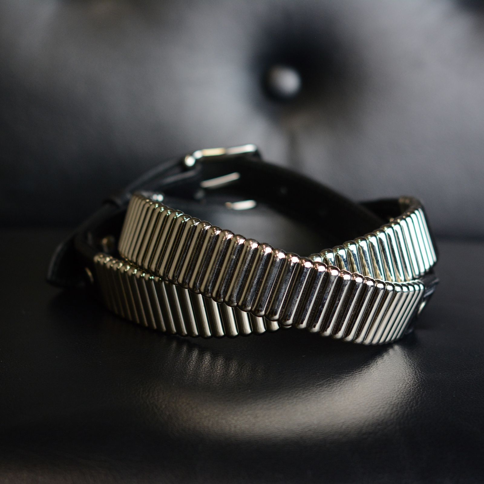 PIN BUCKLE METAL BELT”