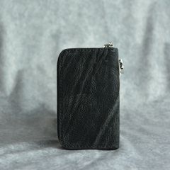エレファント レザー ミニラウンド財布 （BLACK / ブラック）