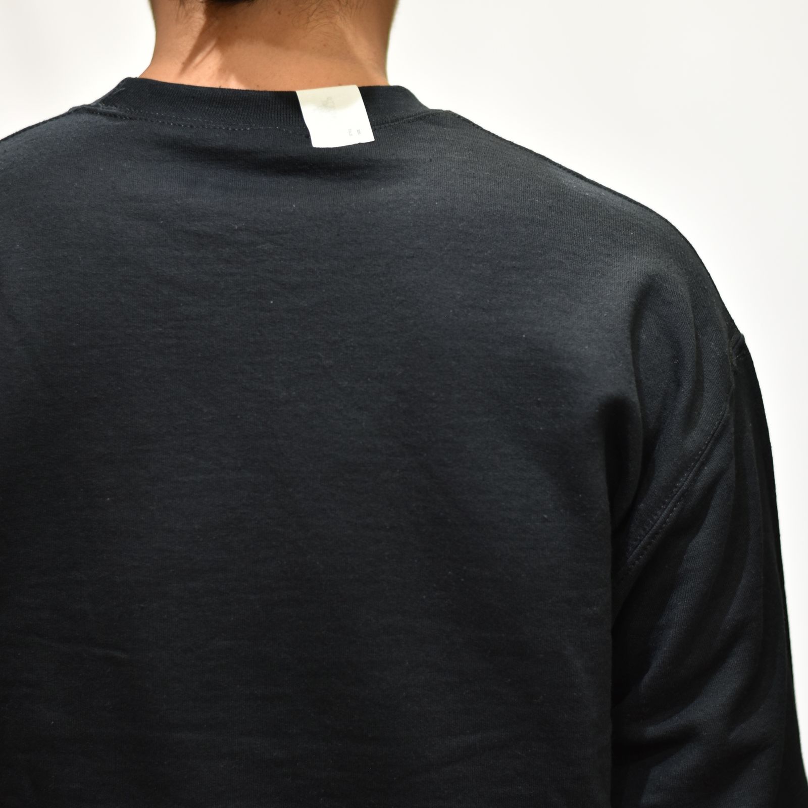 CREWNECK SWEARTSHIRT （BLACK） 裏毛トレーナー