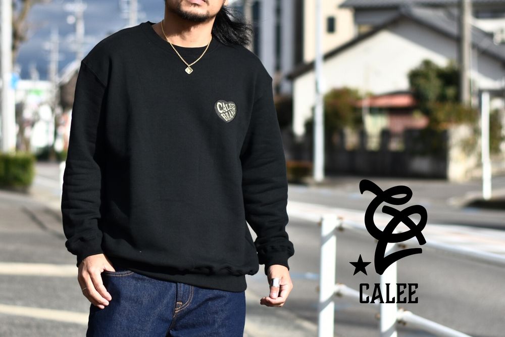 CALEE - キャリー | 2022秋冬 | クルーネックスウェット | 着用