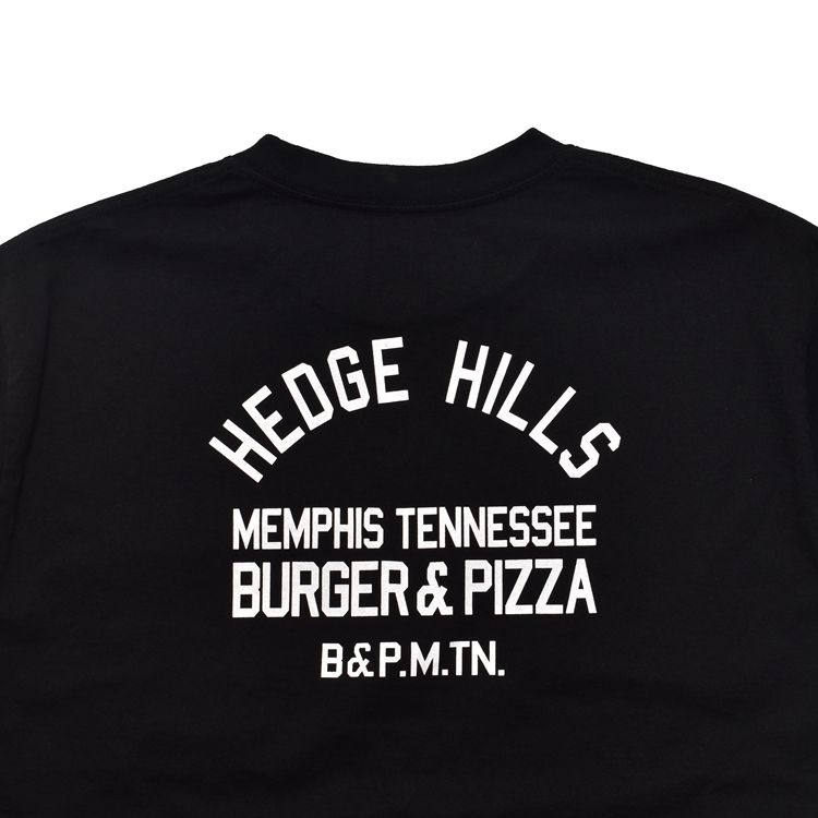 Hedge Hills Burger Shop T-SH （BLK） プリント Tシャツ （ブラック）｜2605-4002