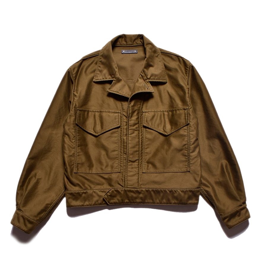 Moleskin Military Short JKT （KHA） / モールスキン ショート ジャケット  （カーキ）