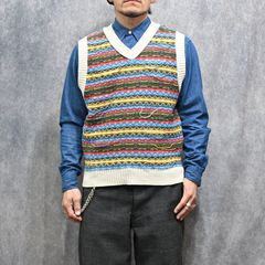 Inside-out Fair Isle Knit Vest （WPT）｜ニット ベスト｜2603-6002