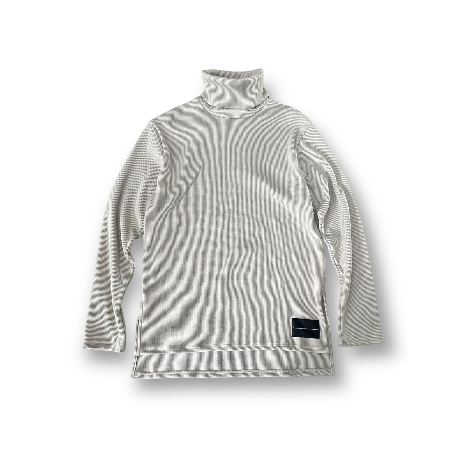 base layer turtle neck #17 (GREIGE) / ワッフル タートルネック
