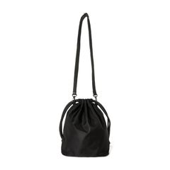 DRAWSTRING BAG （BLACK / ブラック）｜巾着バッグ｜2261-AC08