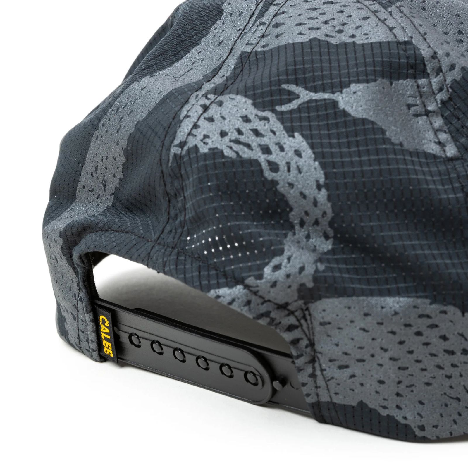 DOTAIR®︎ SNAKE PATTERN SOLID CAP ＜REFLECTOR＞ (BLACK) / ドットエア スネーク総柄 浅型キャップ