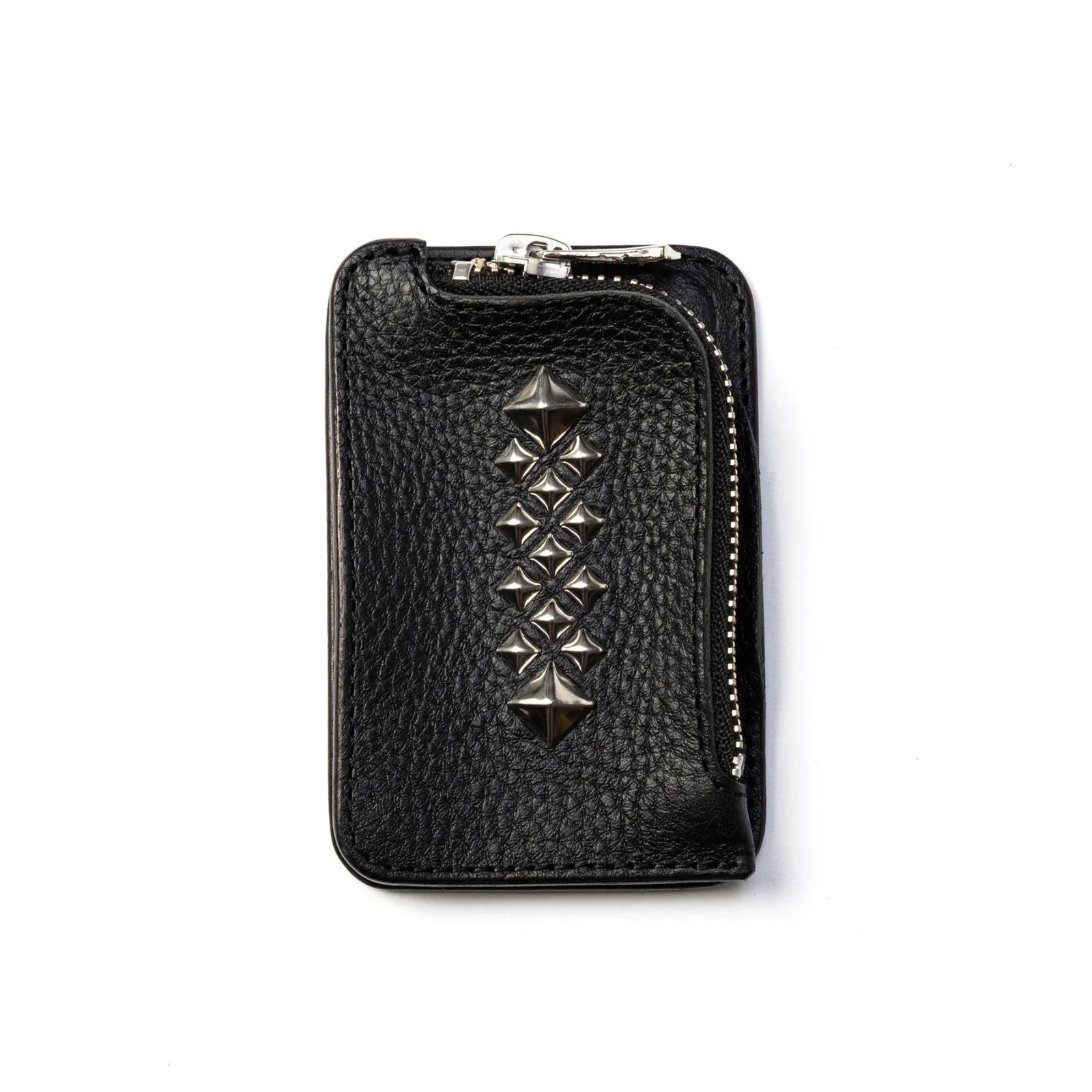STUDS LEATHER MULTI CASE ＜Magsafe＞ (BLACK)｜スタッズレザー マルチケース ＜マグセーフ対応＞｜CL-26AWLE009