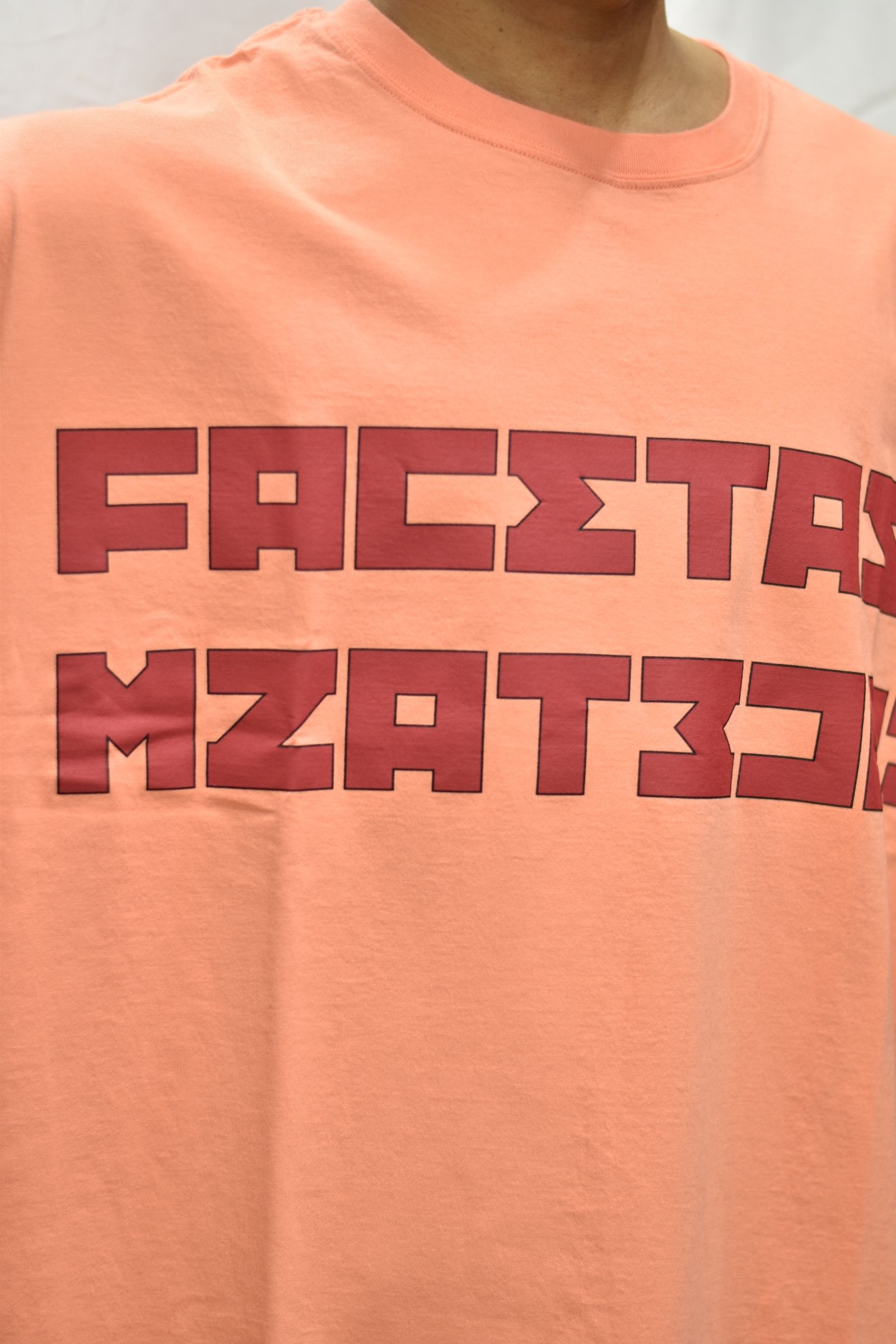 SOCCER LOGO BIG TEE (PINK)