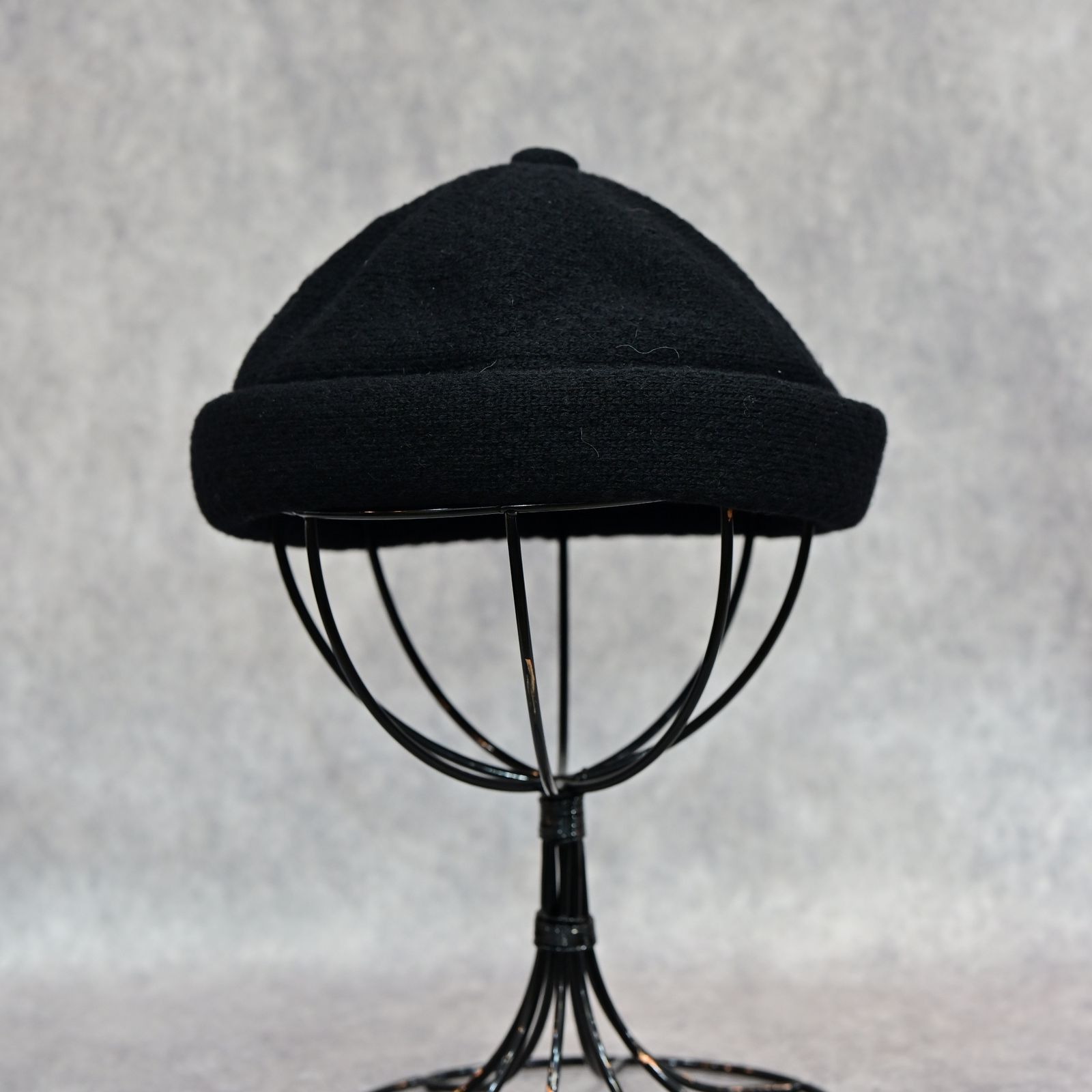 TWEED KNIT FISHERMAN’S CAP （BLACK）｜ツイード ニット フィッシャーマン キャップ （ブラック） PC-031-3651-10