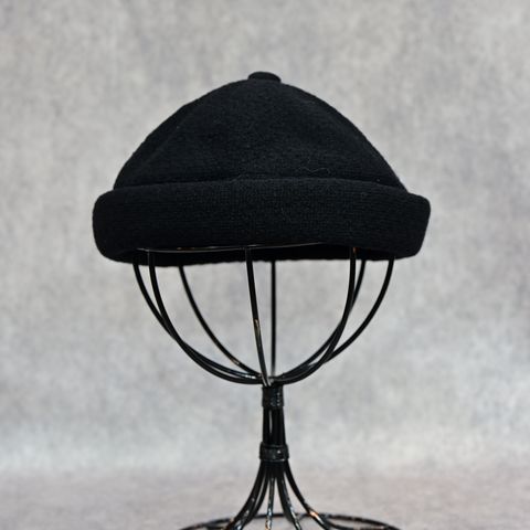 TWEED KNIT FISHERMAN’S CAP （BLACK）｜ツイード ニット フィッシャーマン キャップ （ブラック） PC-031-3651-10