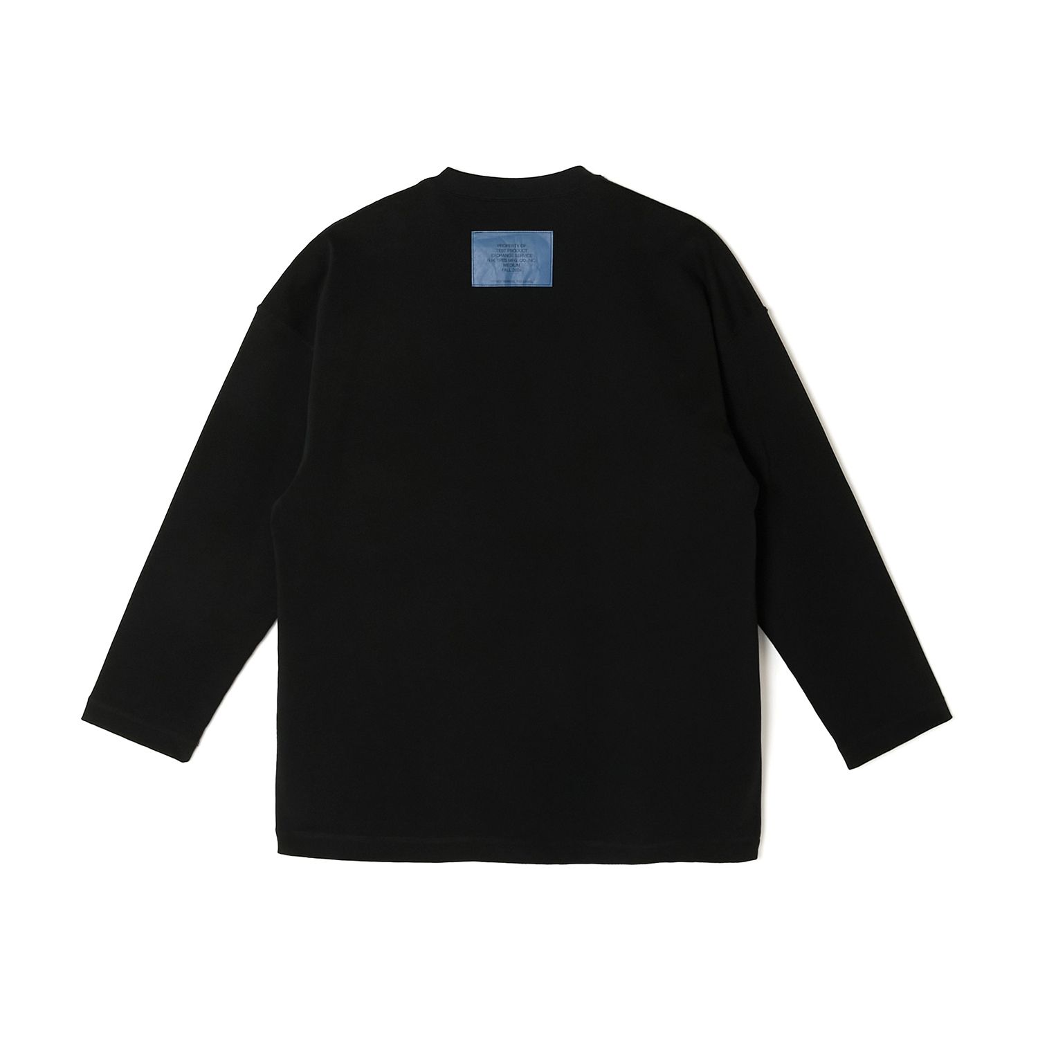 POKET LONG SLEEVE T-SHIRT （BLACK） / ロングスリーブ ポケットTシャツ （ブラック）