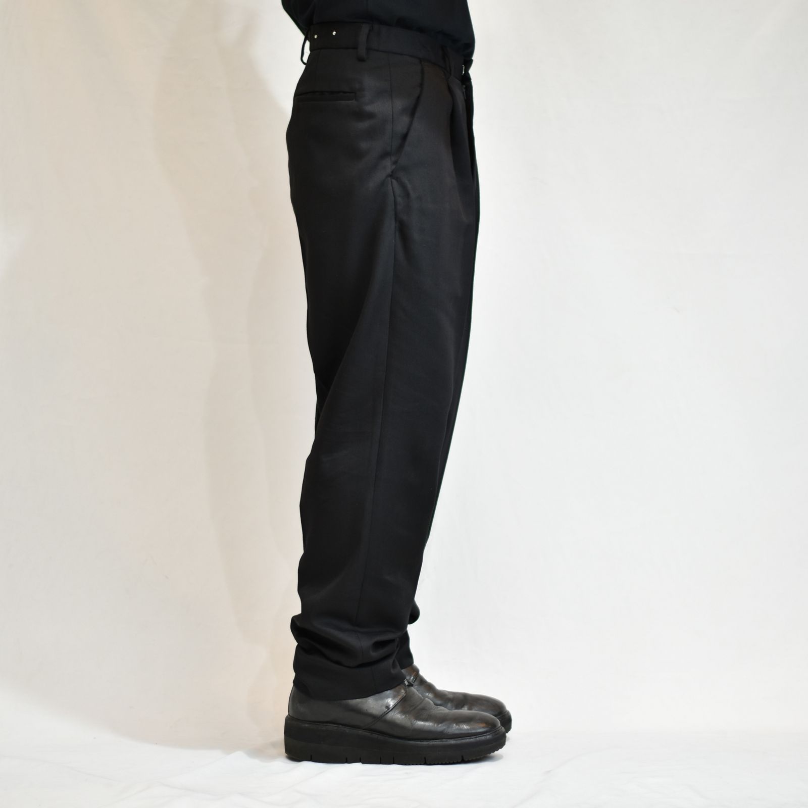 MINEDENIM - T.Wool Denim Tapered TRS (BLK) | chord online store