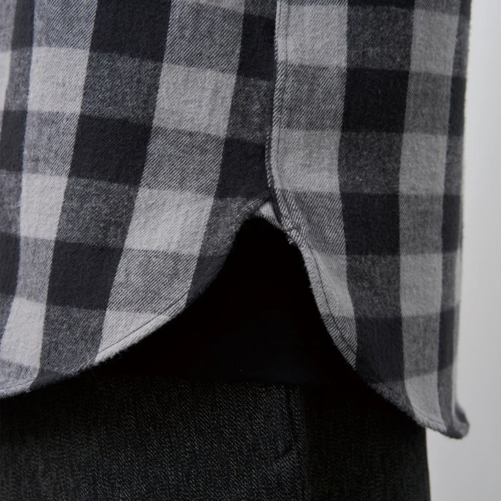 Y1945 FLANNEL CHECK SHIRT （GRAY / グレー）｜602-262-04