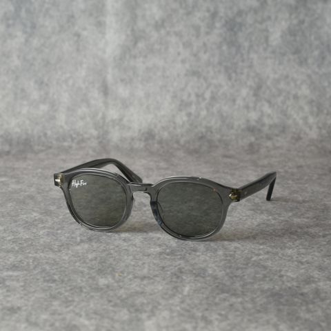 × HIGH FIVE FACTORY B/W TYPE GLASSES (GRAY / GREEN) / × ハイ ファイブ ファクトリー ボストン/ウェリントン サングラス
