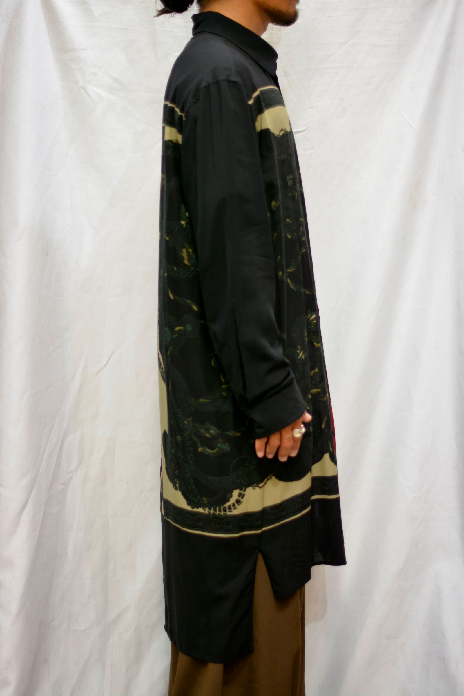 Collar zipper shir