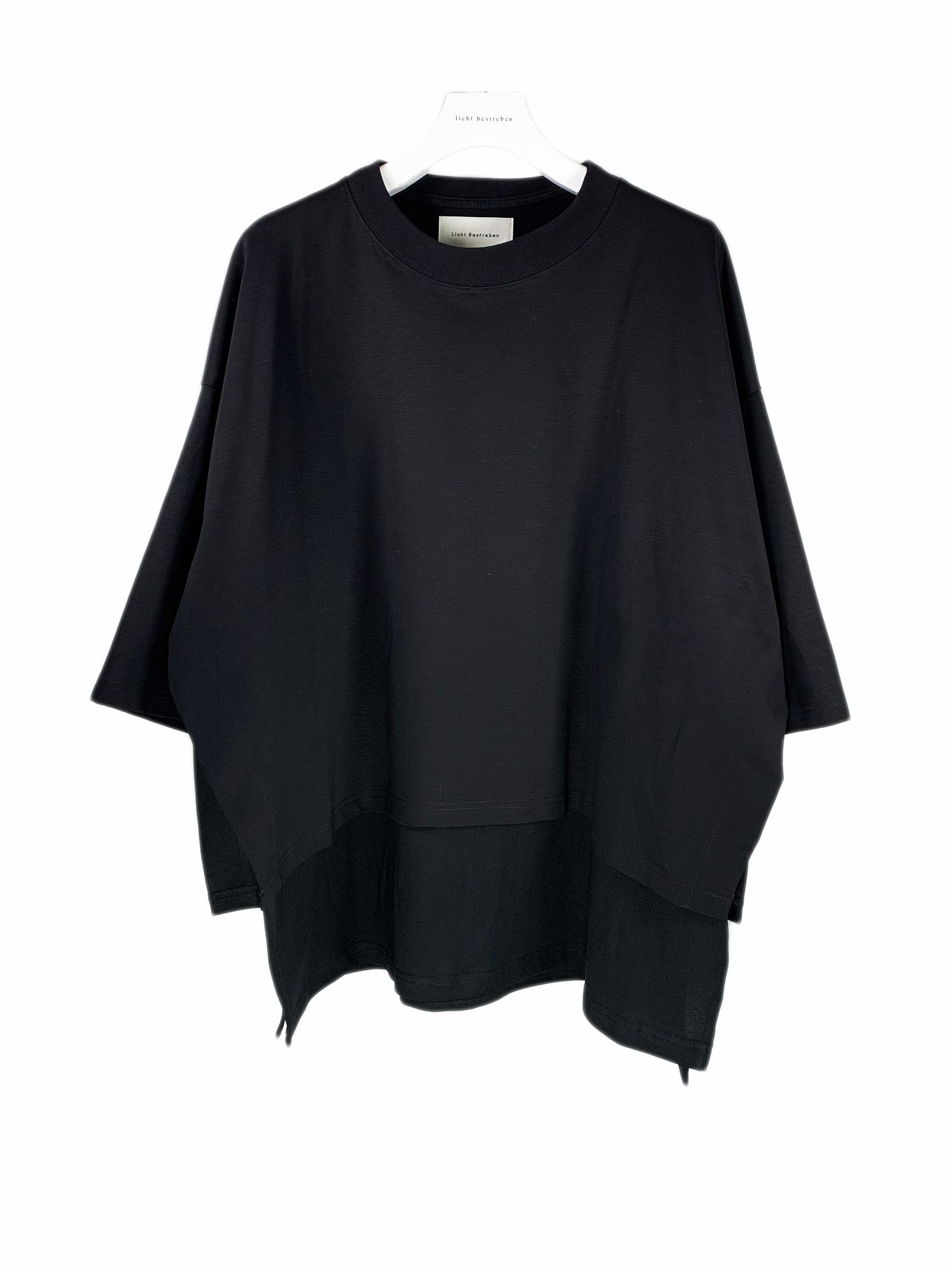 予約商品 / ショートレングス&スーパーワイズTシャツ / LB22SS-TE05-PL (BLACK) / 納期:2月末