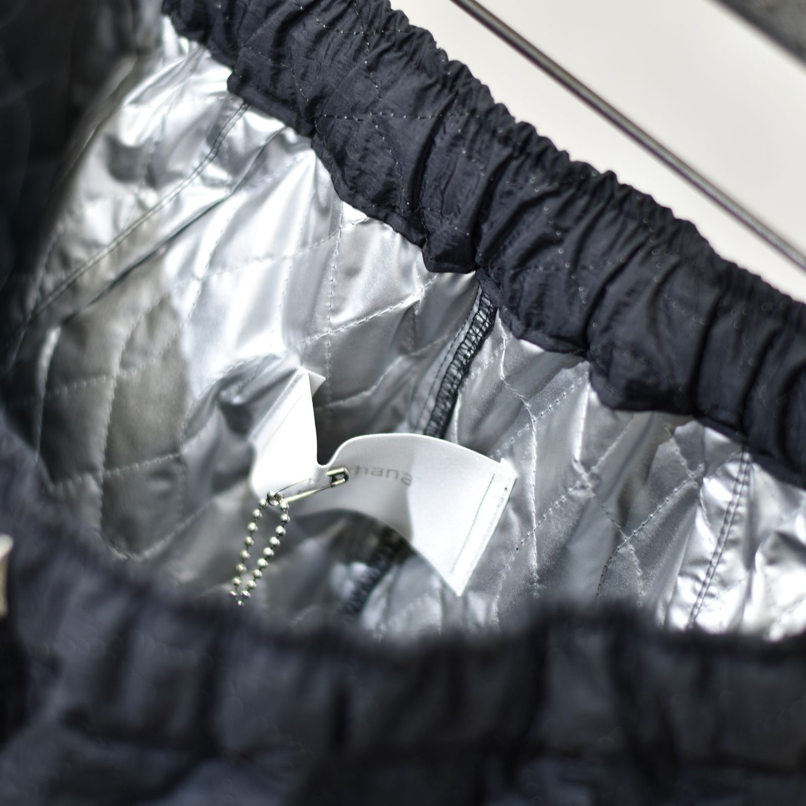 quilting passive pants (BLACK) / キルティング パッシブ パンツ