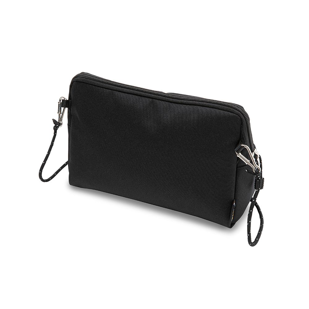 Cordura fabric tm logo pouch (Black) / コーデュラ トレードマークロゴ ZIPポーチ