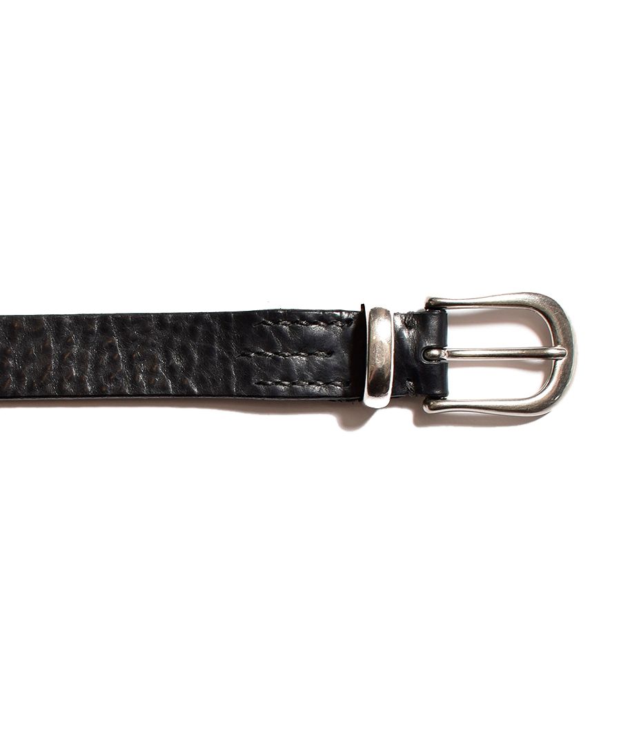 MINEDENIM - Leather Western Belt （BLK） レザーベルト ナロー