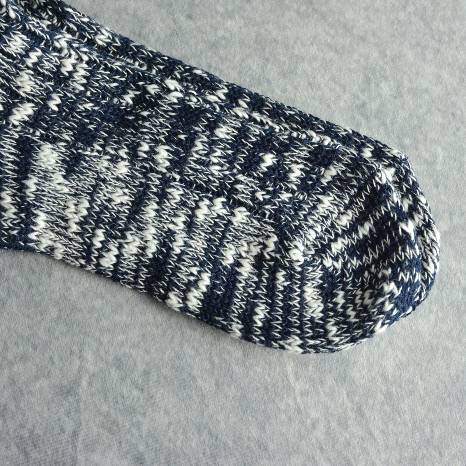 decka* MINEDENIM Melange Rib SOX （DNY） /  リブソックス （ダークネイビー）