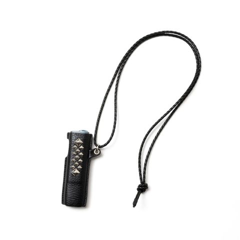 STUDS LEATHER HEAT STICK CASE (BLACK)｜スタッズ レザー ヒートスティック ケース｜CL-26AWLE002EX